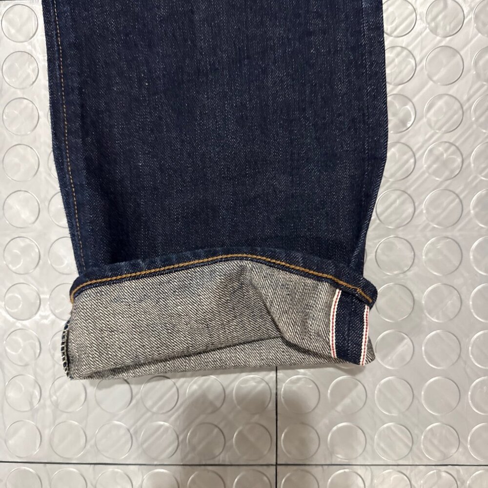 J Crew 1040 Athletic Fit Selvedge Japan Kaihara Denim Jeans 34x33 BUTTON FLY - Picture 2 of 9